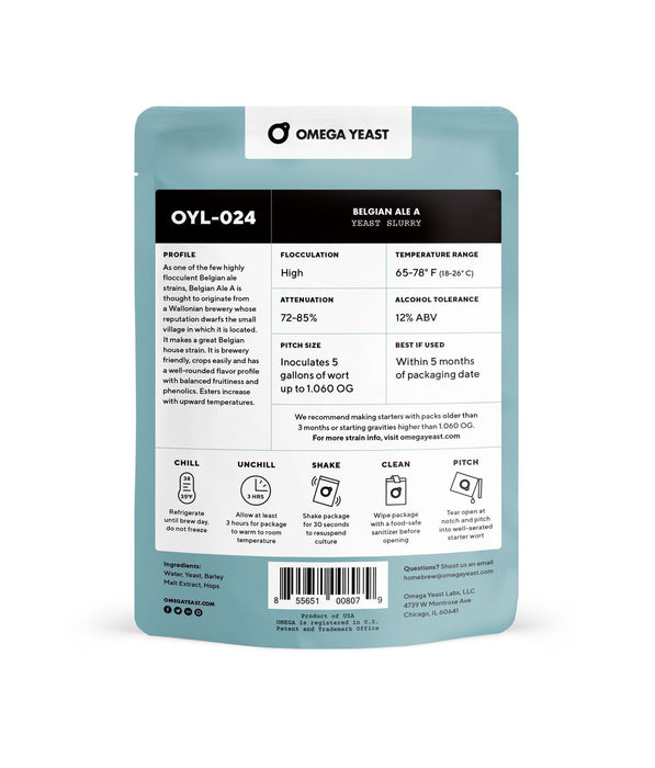 Omega Yeast Belgian Ale A