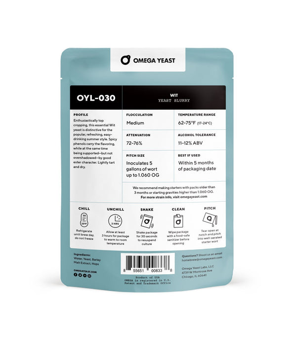 Omega Yeast Wit