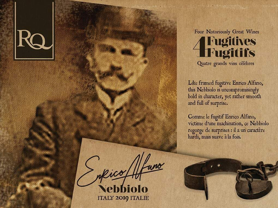 2019 RQ Enrico Alfano - Italian Nebbiolo Label