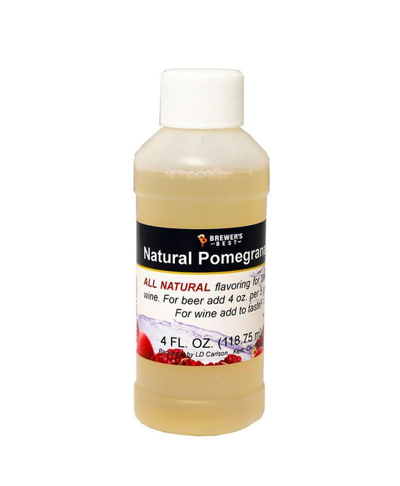 Natural Pomegranate Flavor Extract - 4 oz. alternative bottle
