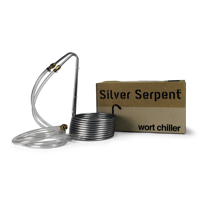 Silver Serpent® Stainless Steel Immersion Wort Chiller
