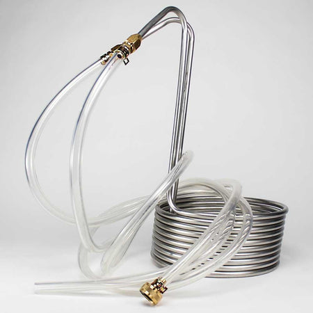 Silver Serpent® Stainless Steel Immersion Wort Chiller without box