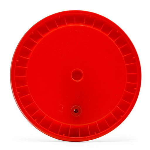 Grommeted Lid For 6.5 Gallon Bucket - Red