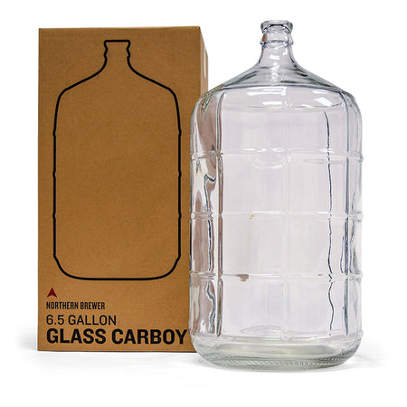 6.5 Gallon Glass Carboy for Making Beer & Wine - Northern Brewer - With Box