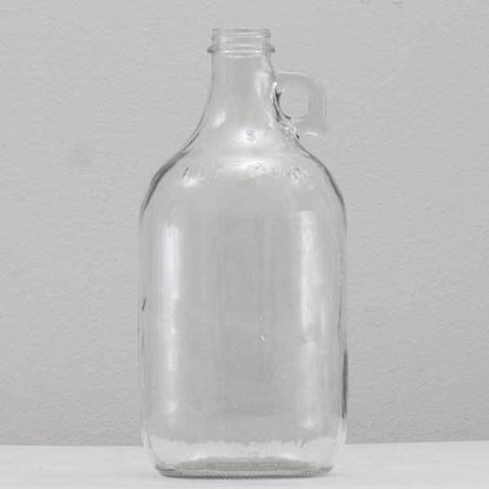 1/2 Gallon Clear Glass Jug