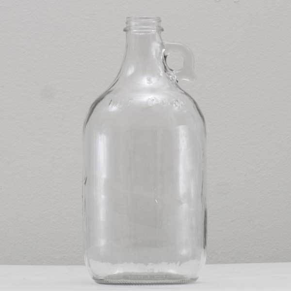 1/2 Gallon Clear Glass Jug