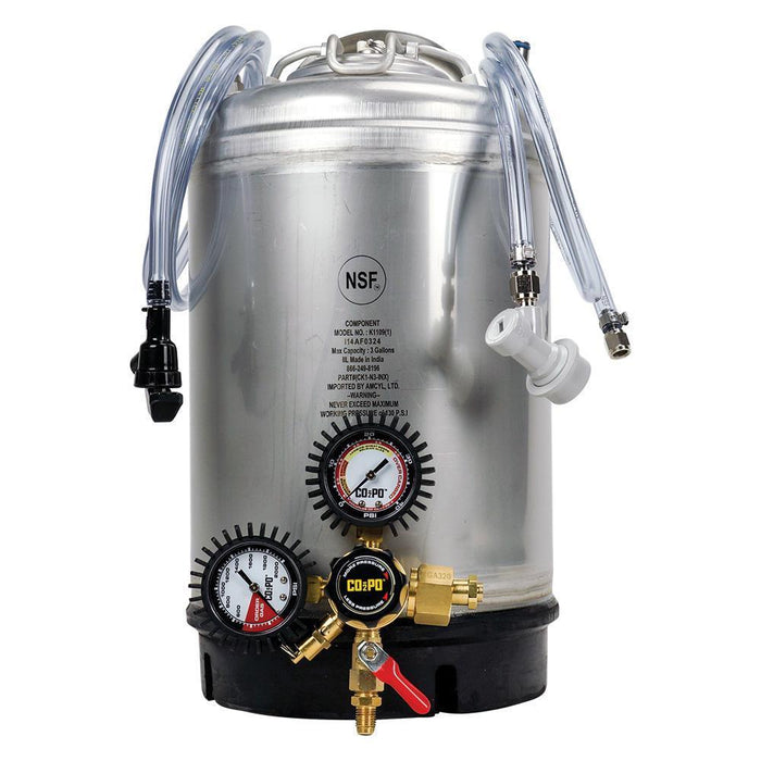 3 Gallon Keg System w/ new keg