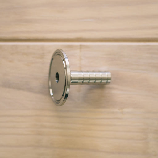 1.5" Tri Clamp to 1/2” Hose Barb