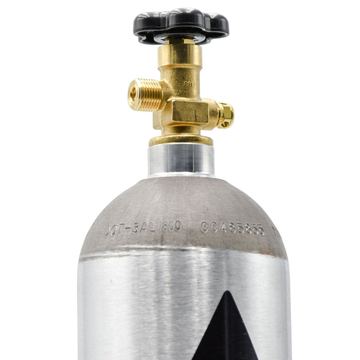 5 lb. CO2 Tank for Kegging Beer - Close-Up