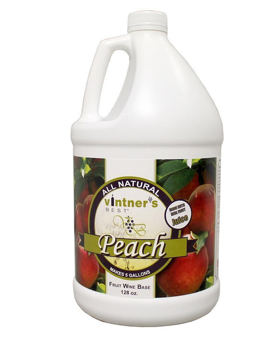 Vintner's Best® Peach Fruit Wine Base 128 oz.