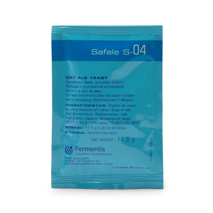 Safale S-04 Ale Dry Yeast