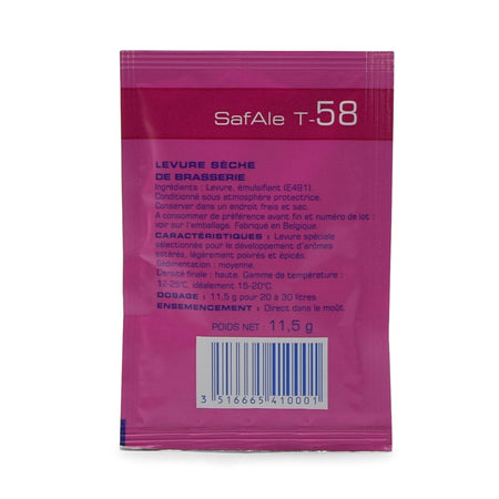 Safbrew T-58 Ale Dry Yeast