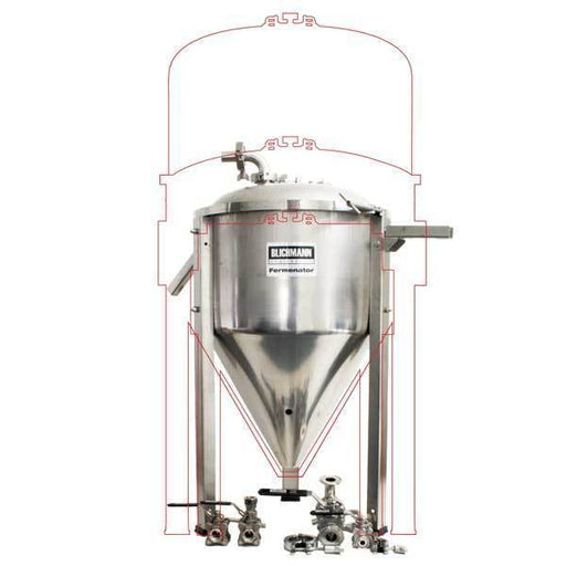 Blichmann Fermenator Conical Fermentor - Standard Fittings
