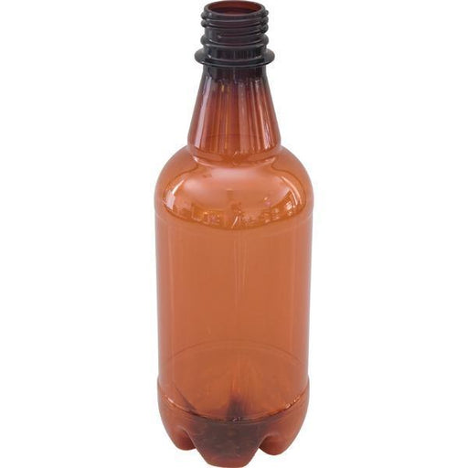 Amber PET Bottles - 500 ml screw finish
