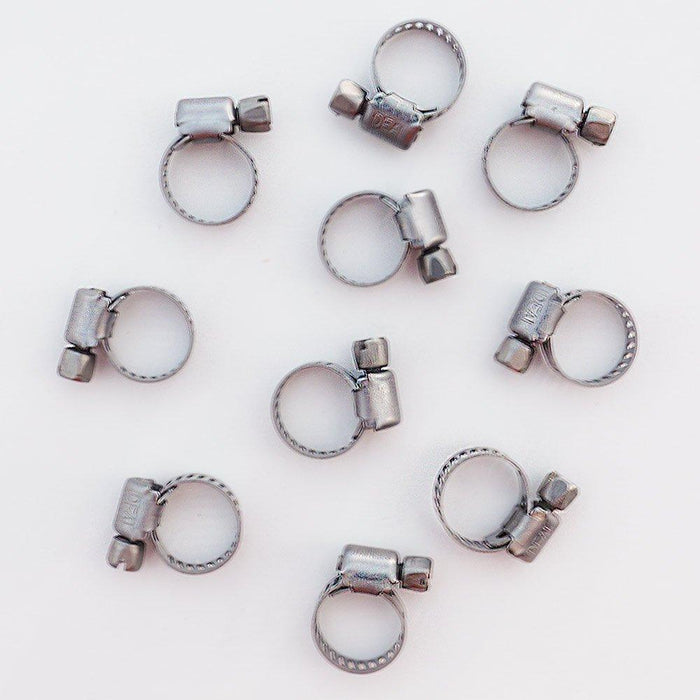 S/S Worm Gear Clamp #1 1/8" - 1/2" OD (10 Pack)