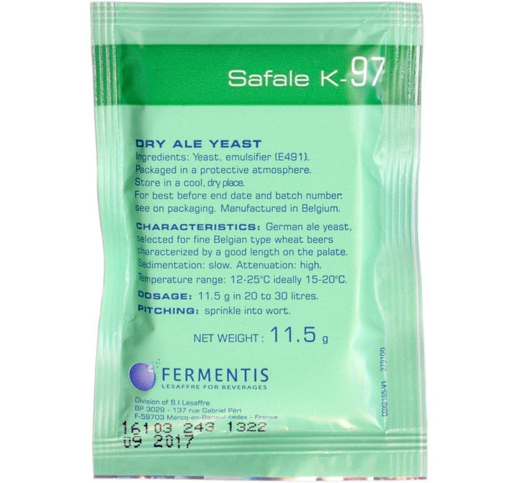 Safale K-97 Dry Yeast